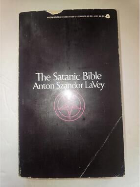 The Satanic Bible Anton LaVey 1969 First Avon Printing Vintage Paperback